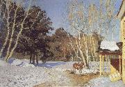 Isaac Levitan March oil painting picture wholesale